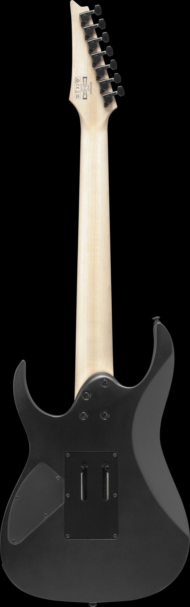 IBANEZ RG Electric Guitar 7-String - Black Flat