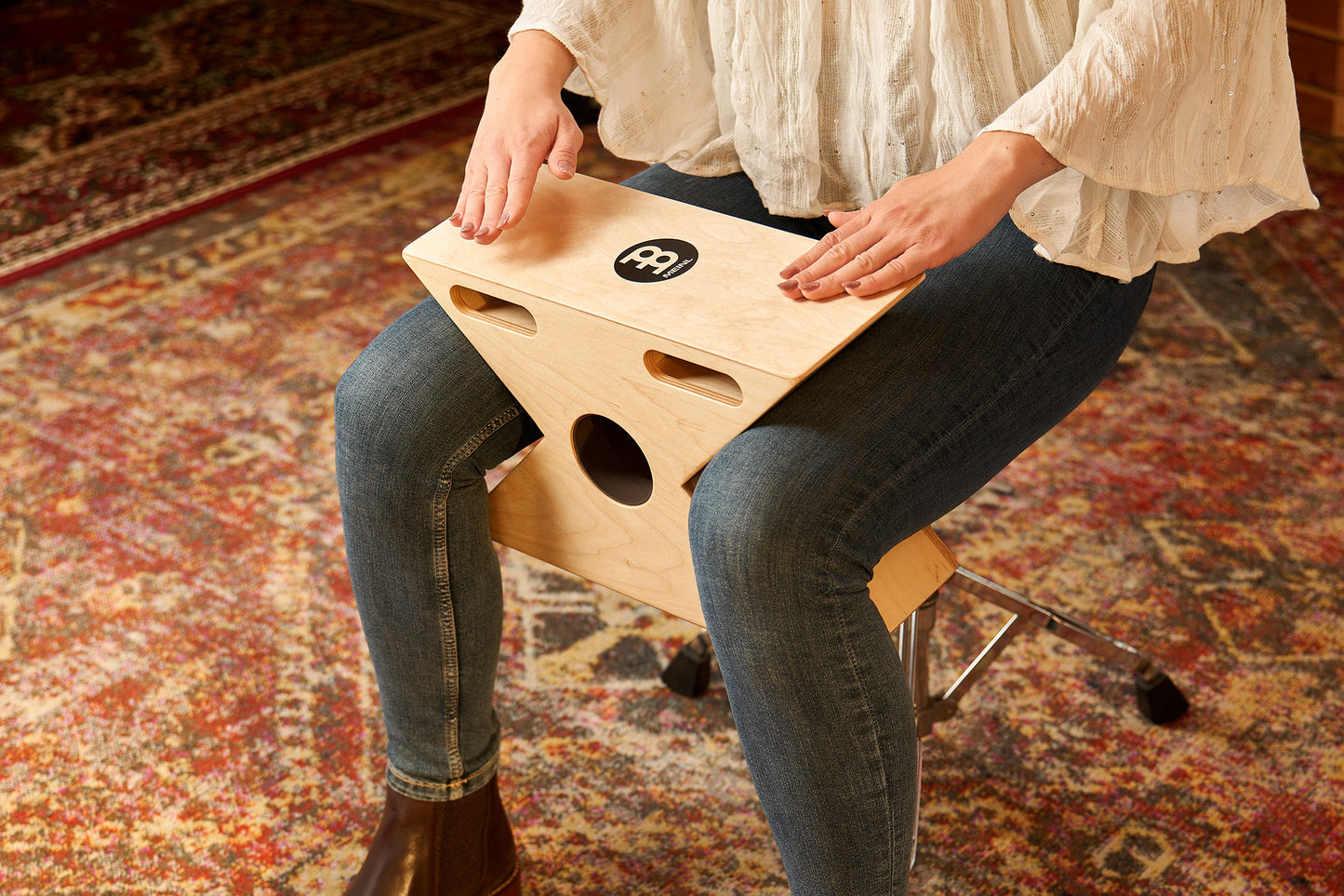 MEINL Percussion Hybrid Slaptop Cajon - Baltic Birch