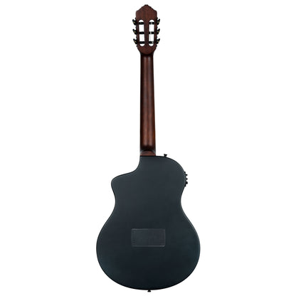 ORTEGA TourPlayer DeLuxe Nylon String Guitar 6-String - Spruce Black + Gig Bag