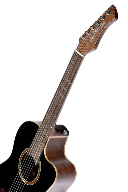 ORTEGA Performer Series 4/4 Classical Guitar 6-String - Black + Gig Bag
