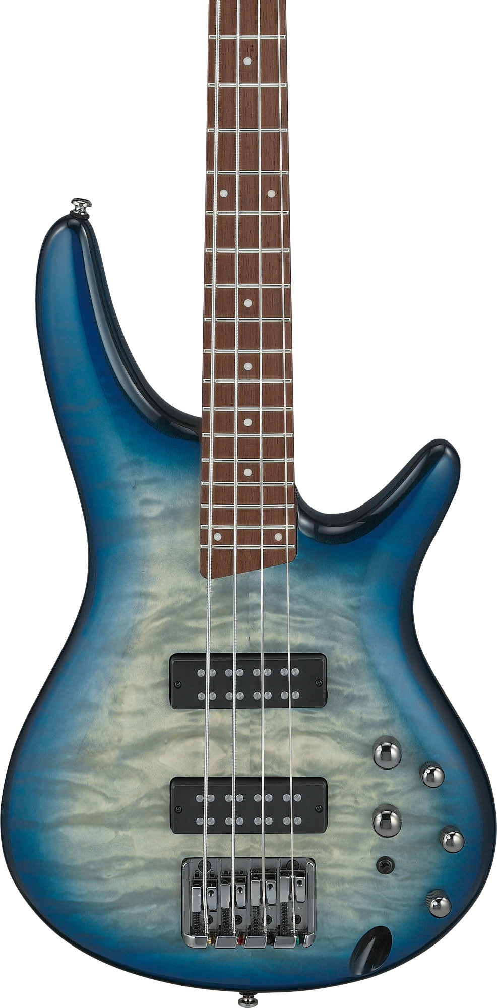 IBANEZ SR E-Bass 4-String - Stained Cosmic Blue Starburst