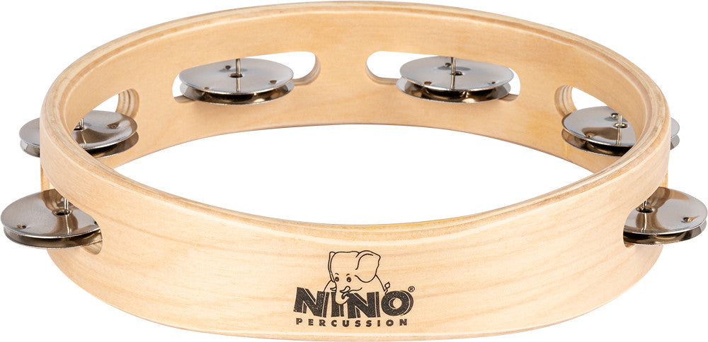 NINO Percussion Tamburin einreihig -  8”