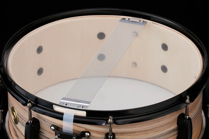 TAMA Woodworks Snaredrum 14" x 5,5" - Natural Zebrawood Wrap