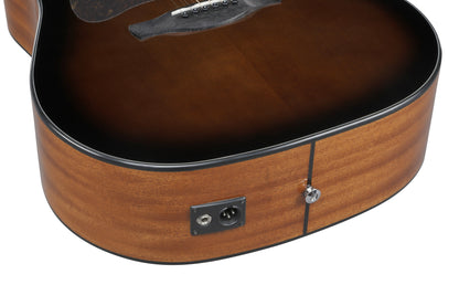 IBANEZ Advanced Acoustic AAD Acoustic Guitar 6-String Lefty - Dark Violin Sunburst High Gloss