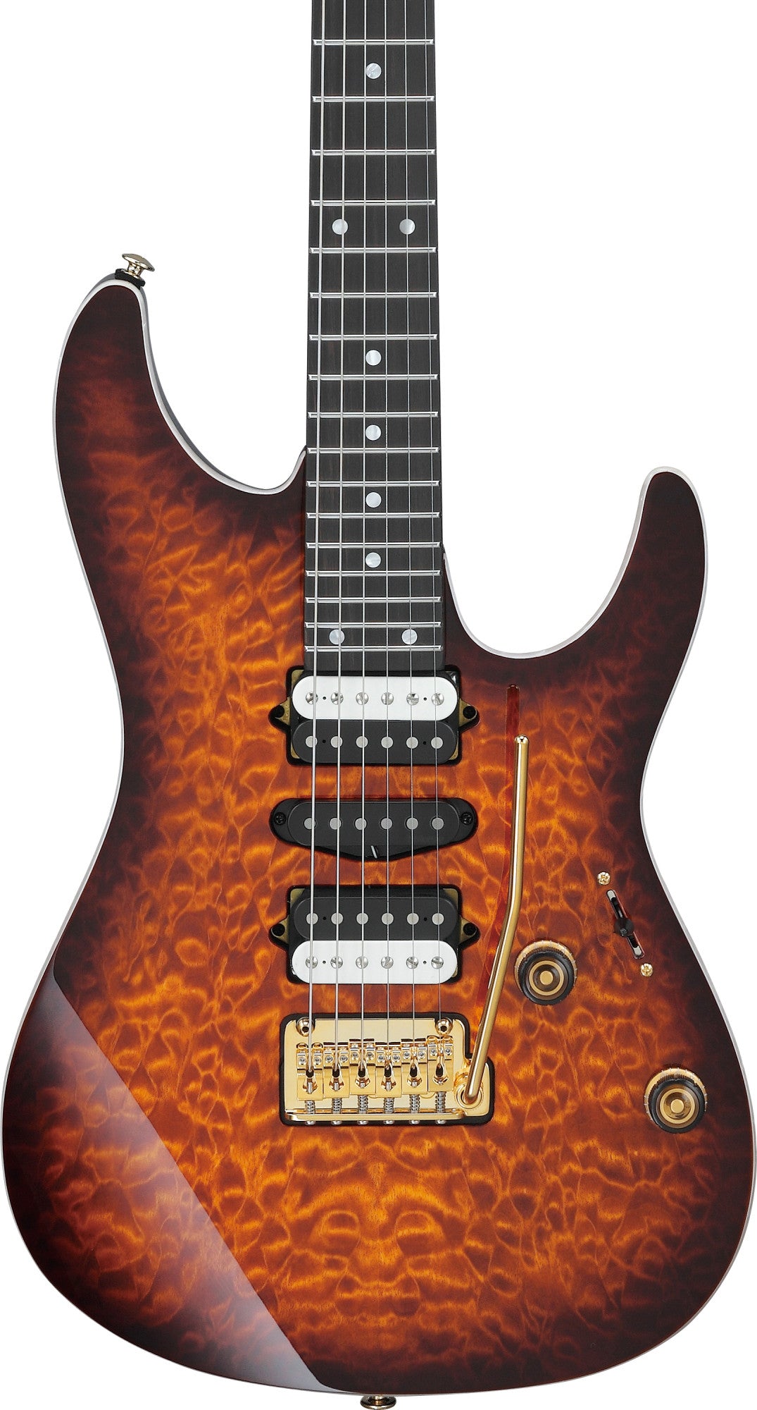 IBANEZ Premium AZ Electric Guitar 6-String - Dragon Eye Burst + Gig Bag