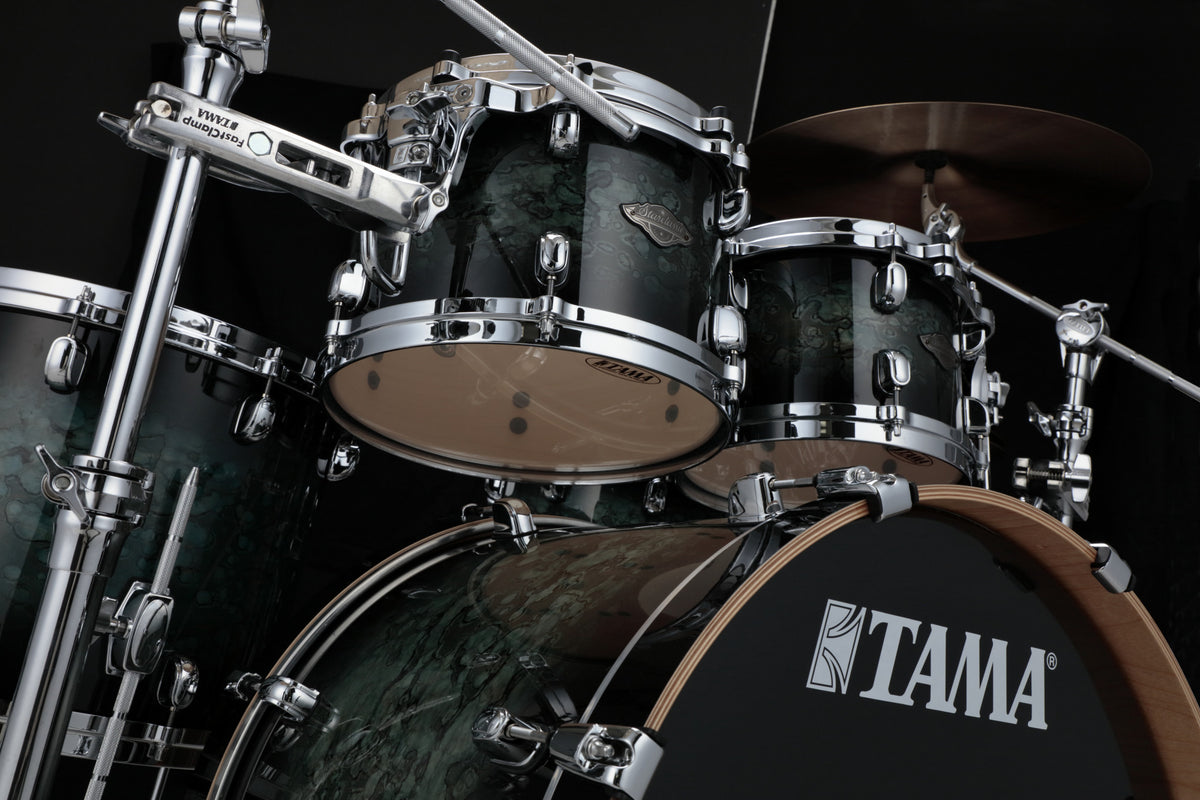 TAMA Starclassic Performer Shell Kit 5 pcs - Molten Steel Blue Burst/Chrome HW