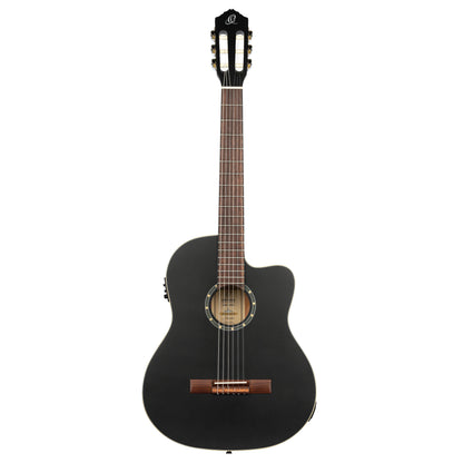 ORTEGA Family Series 4/4 Classical Slim Neck Guitar 6 String - Spruce / Mahogany Satin Black + Gig Bag