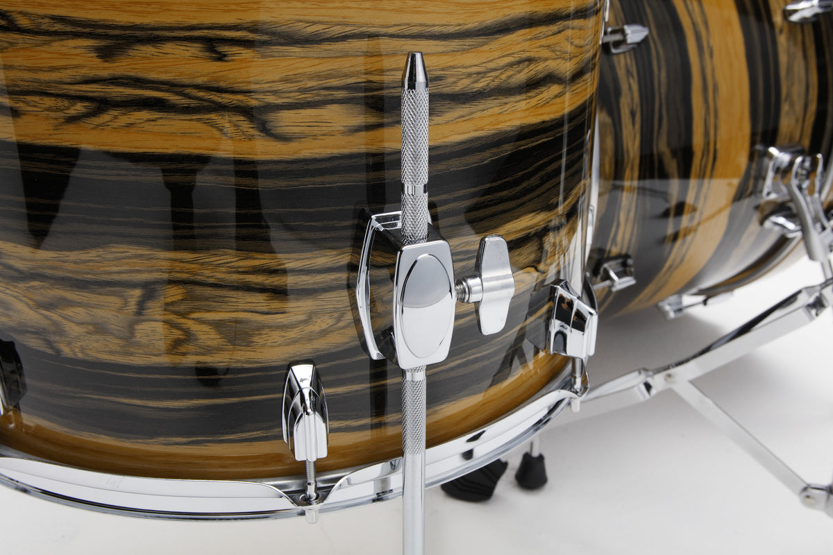 TAMA Superstar Classic Shell Kit 3 pcs - Natural Ebony Tiger Wrap/Chrome HW