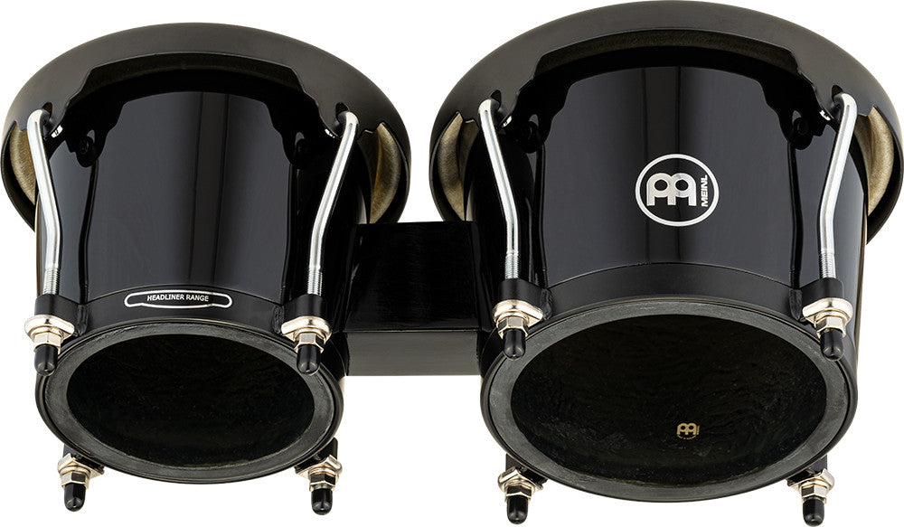 MEINL Percussion Headliner® Series Fiberglass Bongo 6 3/4" Macho & 8" Hembra - schwarz