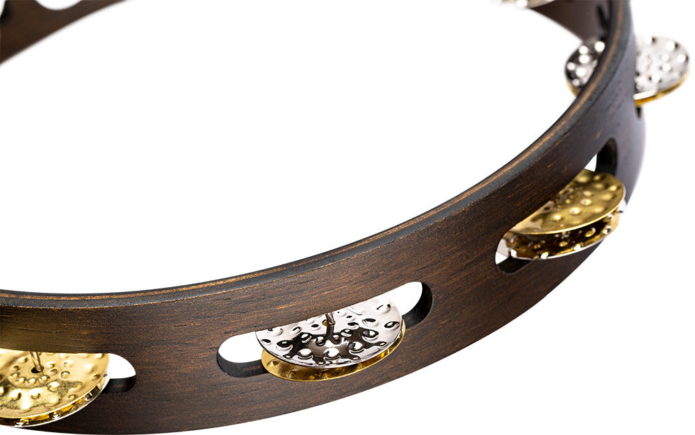MEINL Percussion Vintage Wood Series Tambourine - 10"