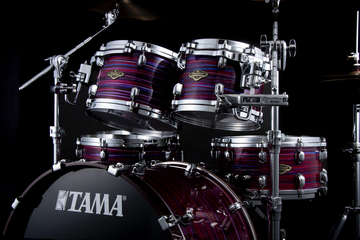 TAMA Starclassic Walnut/Birch Lacquer Rack Tom 13" x 10" - Lacquer Phantasm Oyster/Chrome HW