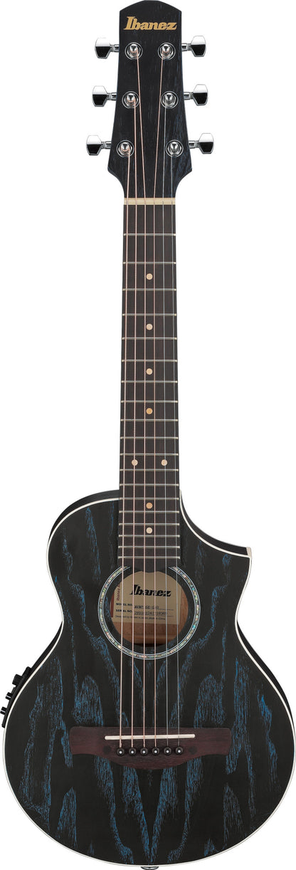 IBANEZ EWP Piccolo Guitar 6-String - Galaxy Aqua Open Pore + Gig Bag
