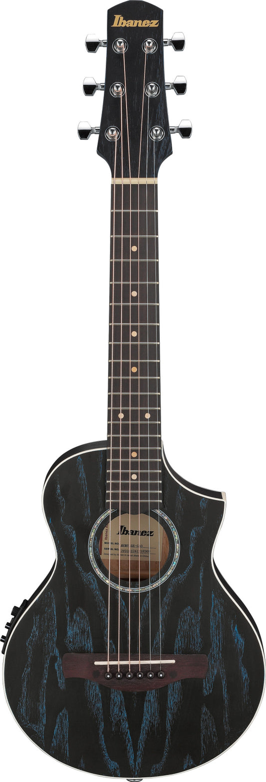IBANEZ EWP Piccolo Guitar 6-String - Galaxy Aqua Open Pore + Gig Bag