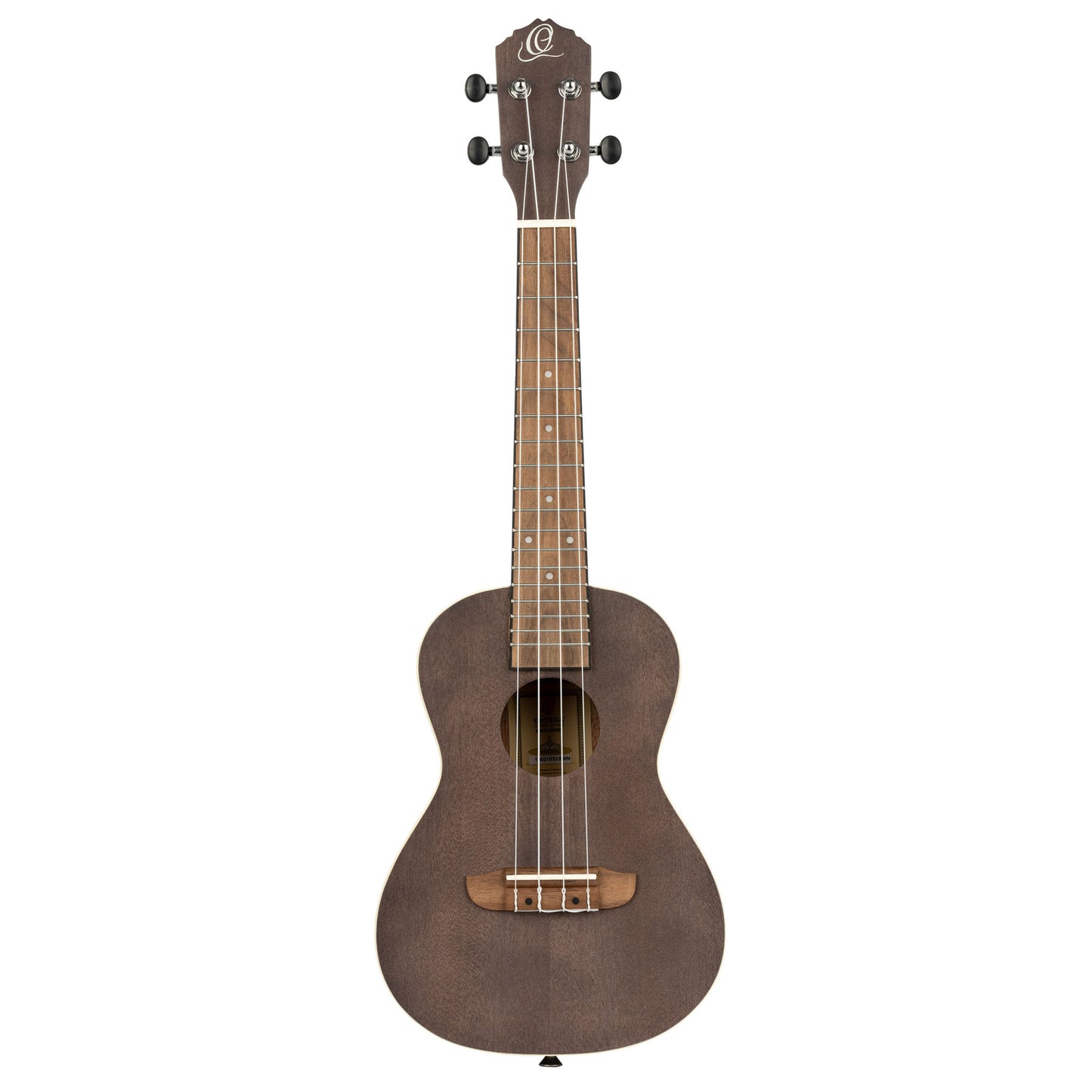 ORTEGA Earth Series Concert Ukulele 4 String - Okoume Coal Black