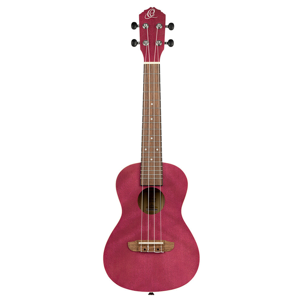 ORTEGA Earth Series Concert Ukulele 4 String - Raspberry Red