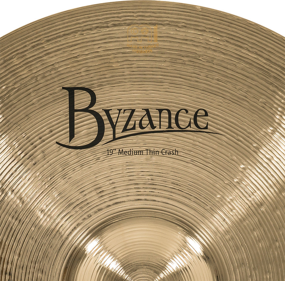 MEINL Cymbals Byzance Brilliant Medium Thin Crash - 19"
