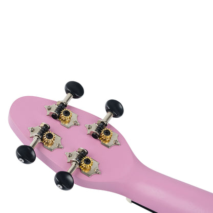 KEIKI K2 Serie Sopran Ukulele Set - Agathis / ABS Fairy Dust