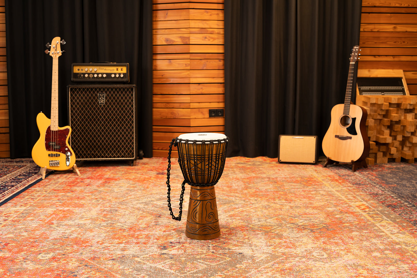 MEINL Percussion Headliner Rope Tuned Artifact Series Djembe - 10"