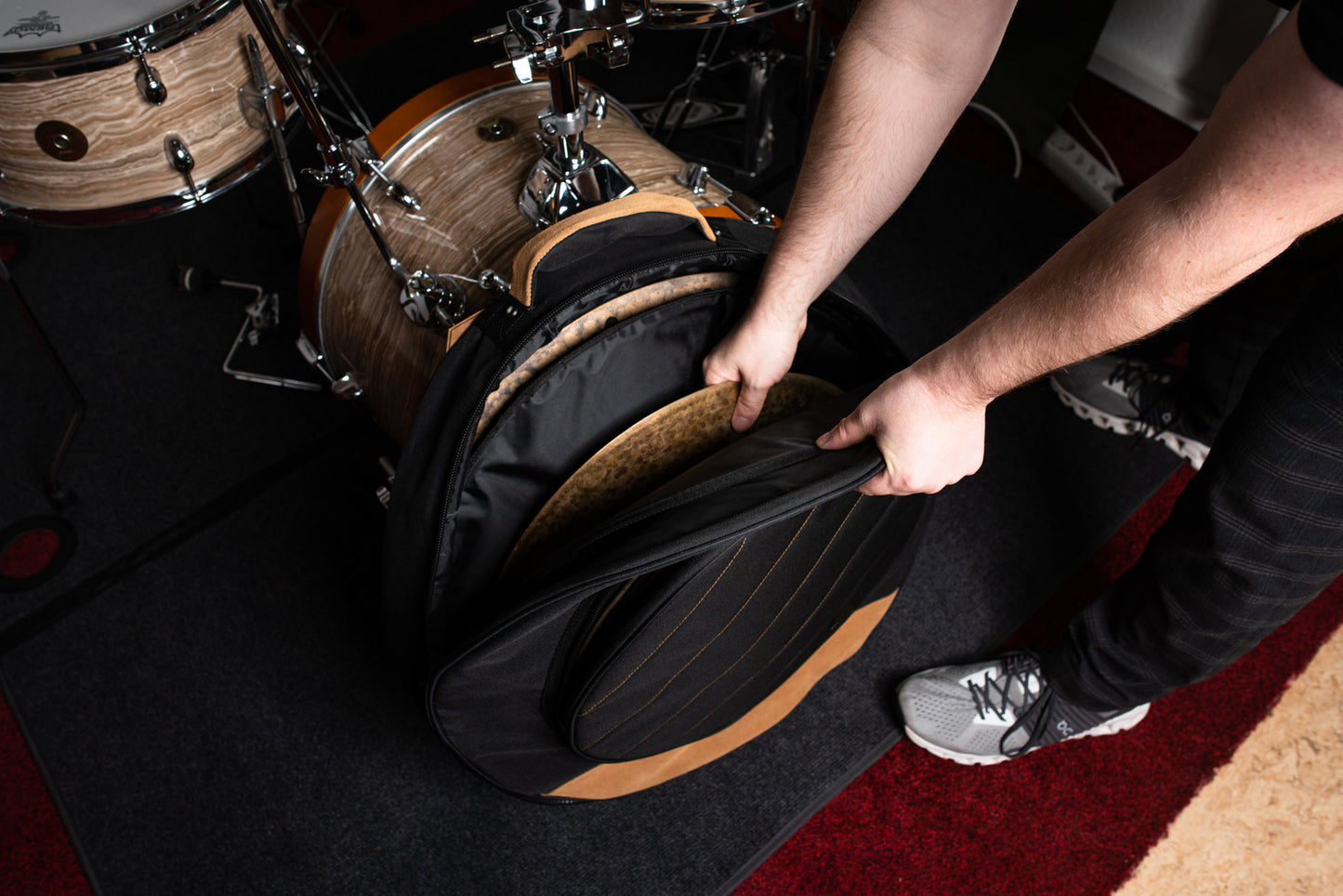MEINL Cymbals Classic Woven Cymbal Bag - 22” Black