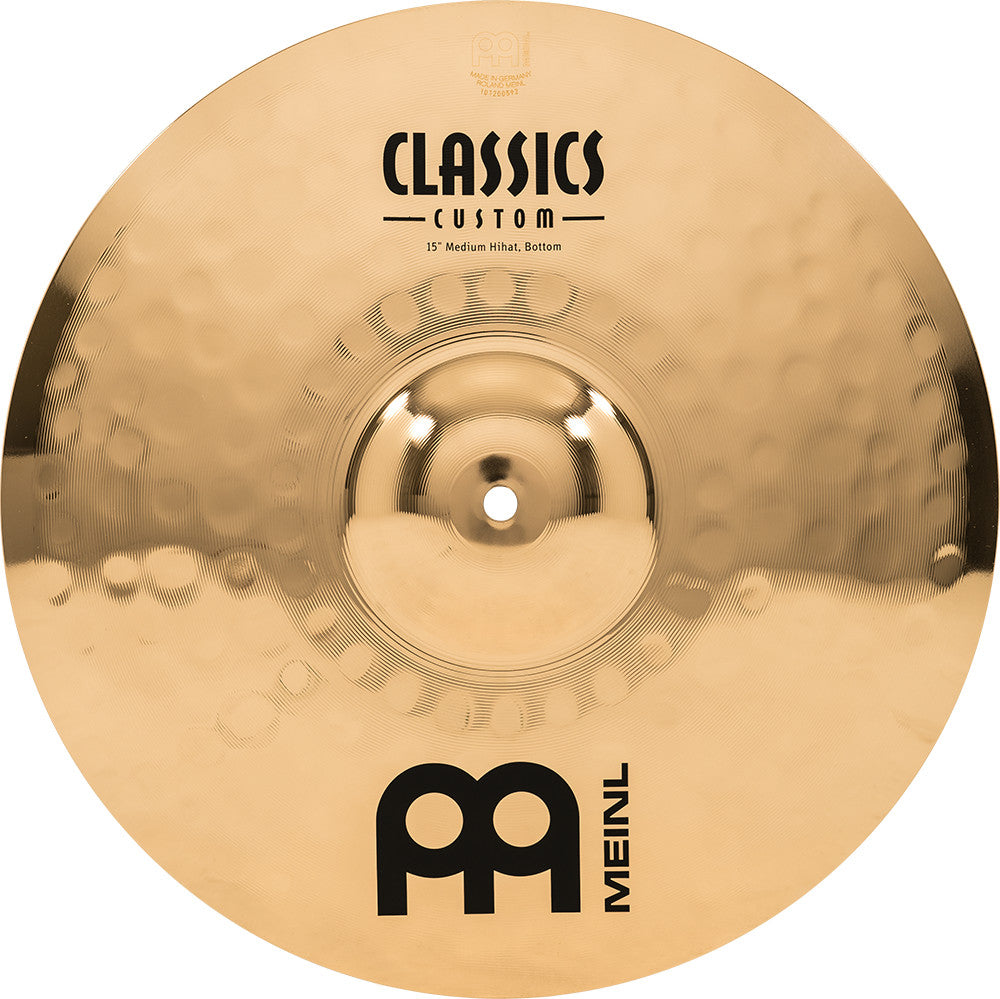 MEINL Cymbals Classics Custom Brilliant Medium Hihat - 15"