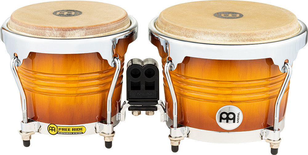 MEINL Percussion Marathon Exclusive Serie Bongo - 6 3/4" Macho & 8" Hembra - Gold Amber Sunburst