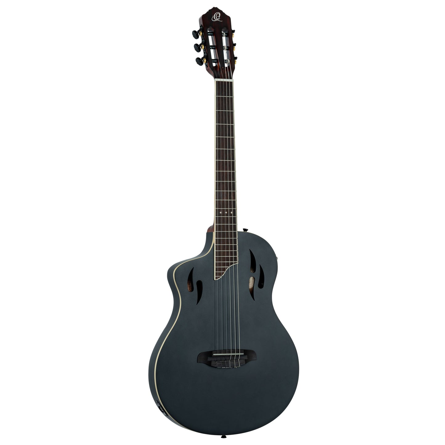 ORTEGA TourPlayer DeLuxe Nylon String Guitar 6-String Lefty - Spruce Black + Gig Bag