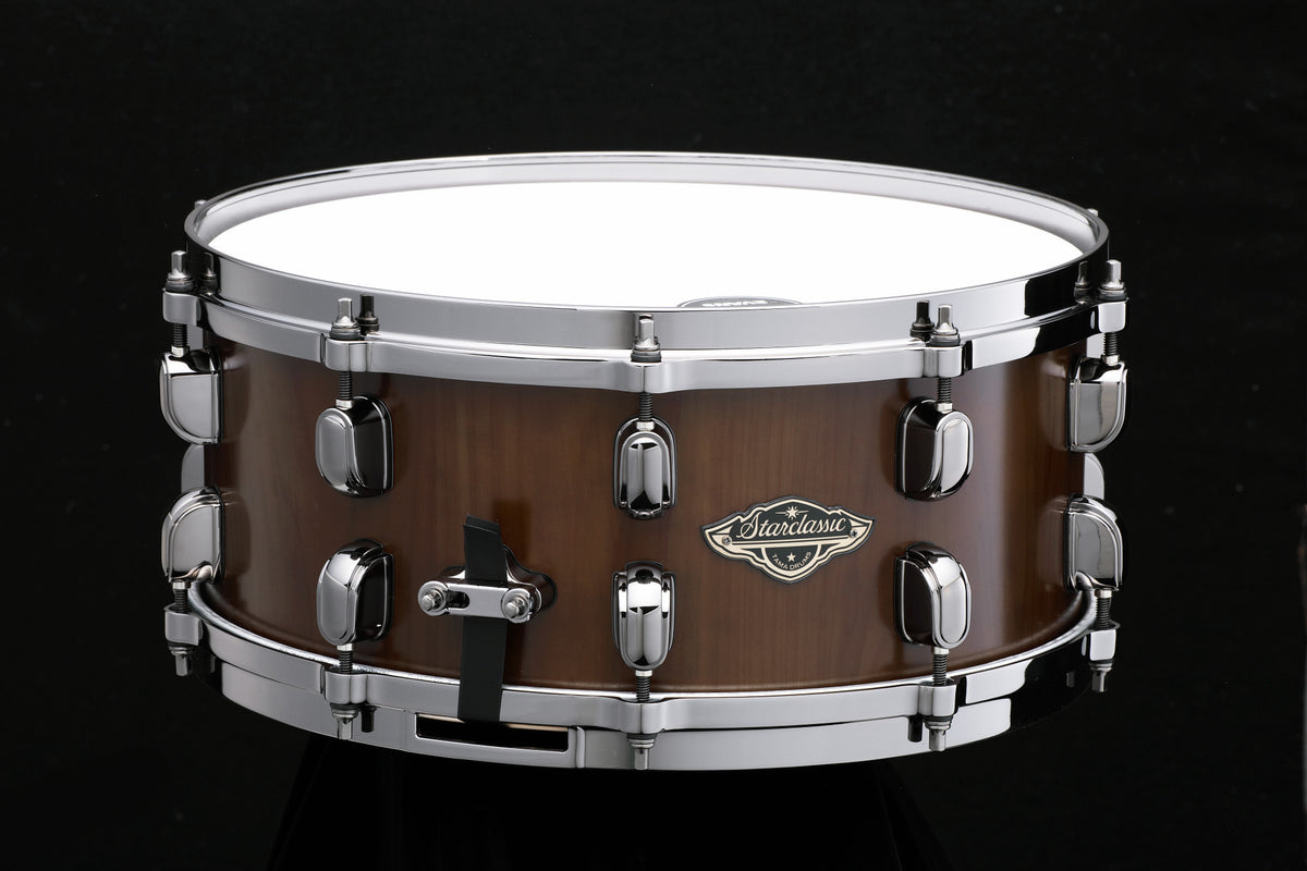 TAMA Starclassic Walnut/Birch Snaredrum 14" x 6,5" - Matte Brown Cedar/Black Nickel HW