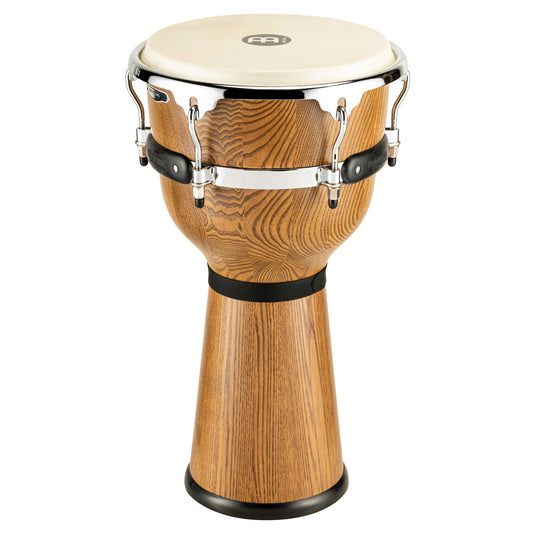 MEINL Percussion Floatune Serie Djembe 12" - Zebra Finished Ash Matte