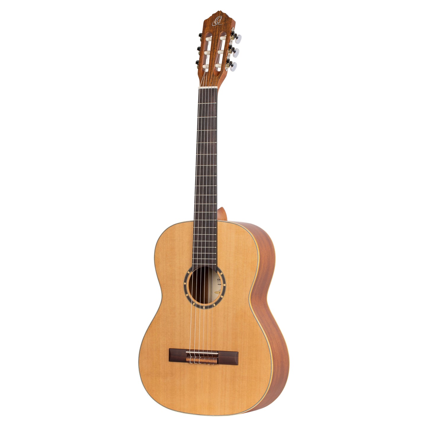 ORTEGA Family Series 7/8 Konzertgitarre 6 String - Zeder / Mahagoni Natur + Bag