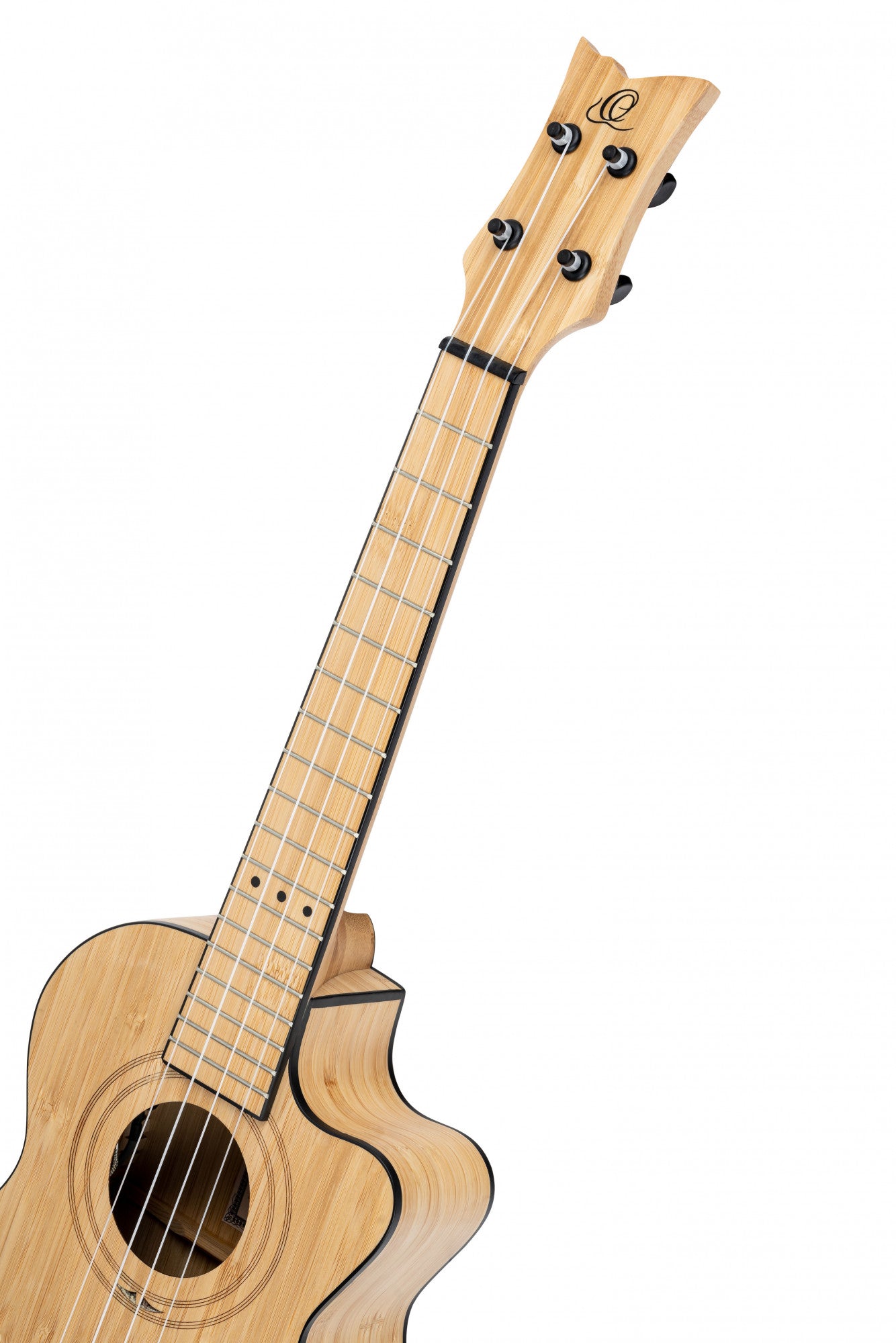 ORTEGA Bamboo Series Tenor Ukulele 4 String - Solid Bamboo Natural + Bag