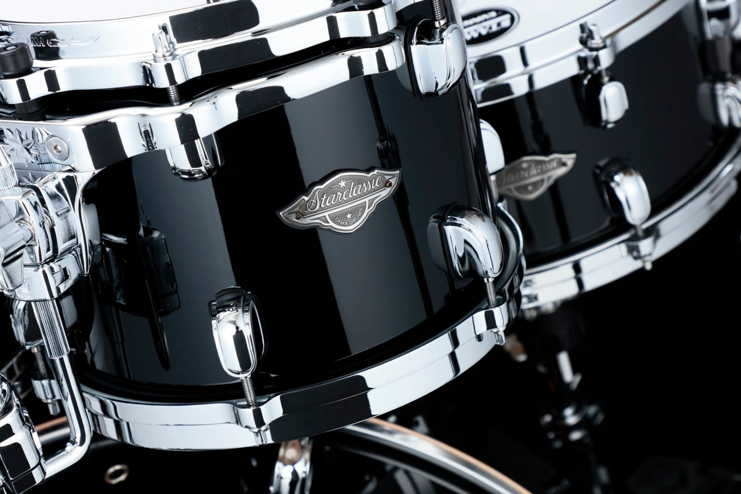 TAMA Starclassic Performer Shell Kit 5 teilig - Piano Black/Chrom HW