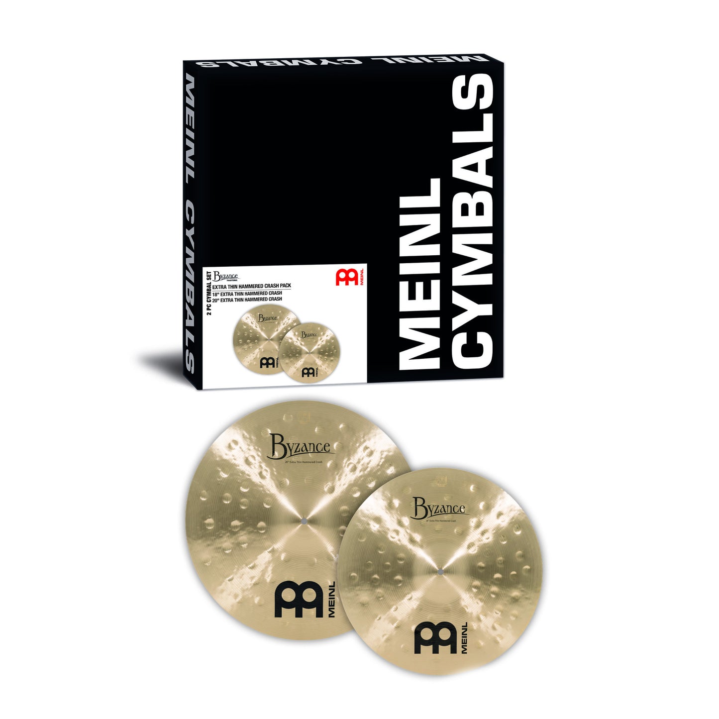 MEINL Cymbals Byzance Traditional Crash Pack
