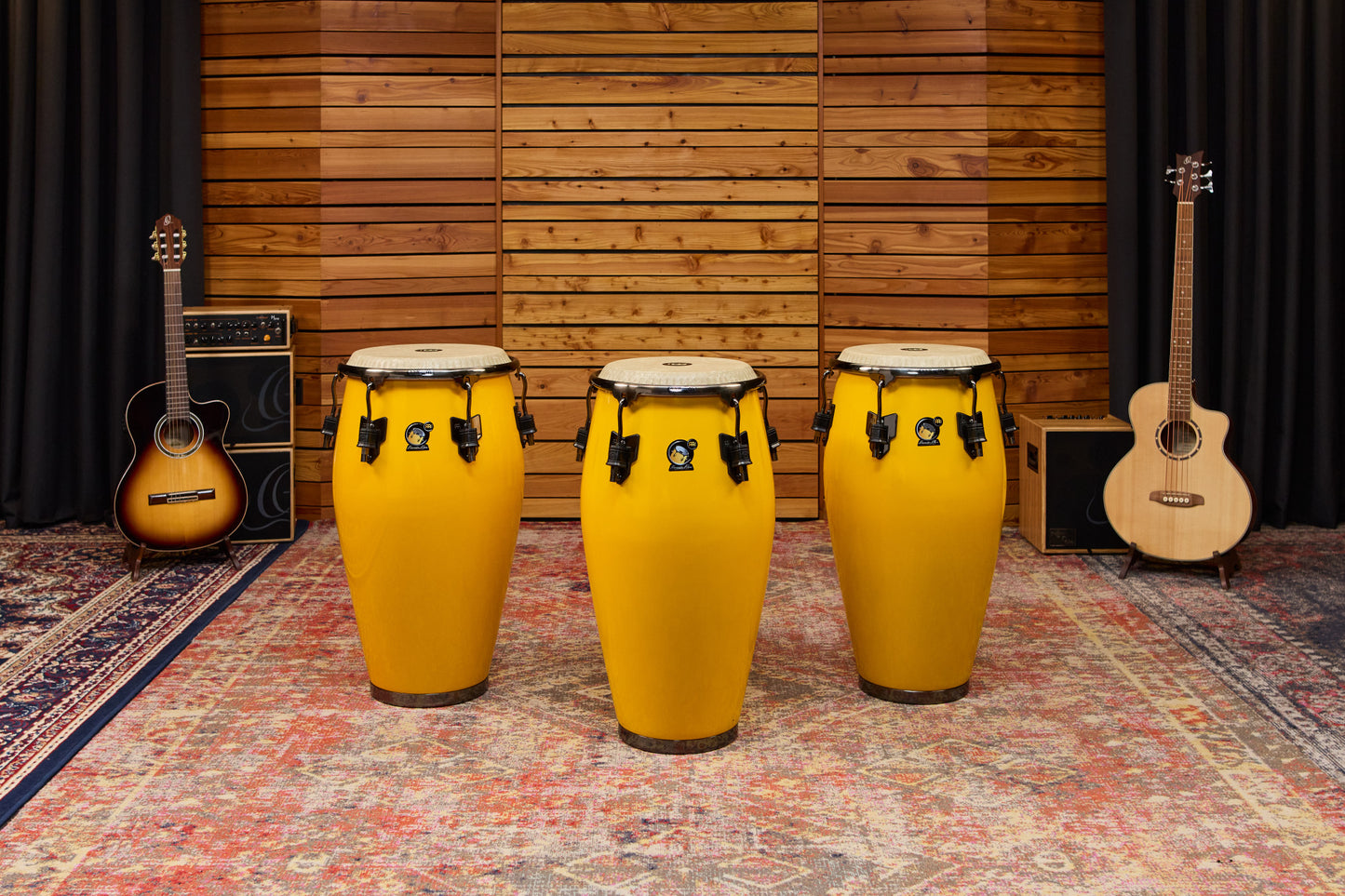 MEINL Percussion Artist Series Alexandra Alban Signature 11 3/4" Conga - Sunrise Yellow