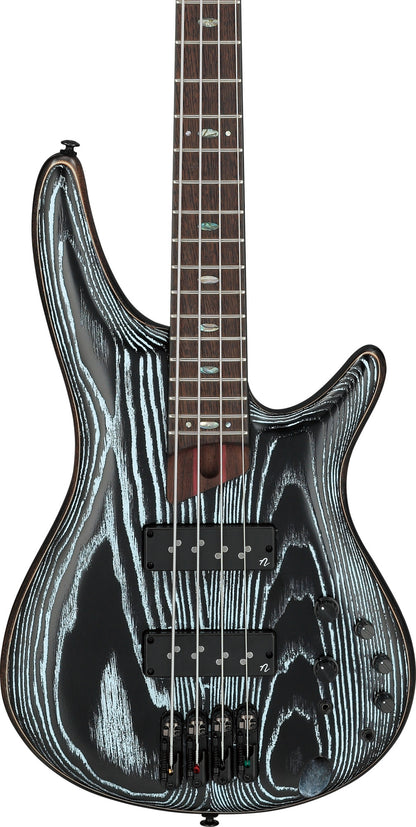 IBANEZ Premium SR E-Bass 4-String - Aqua Wave Low Gloss + Gigbag