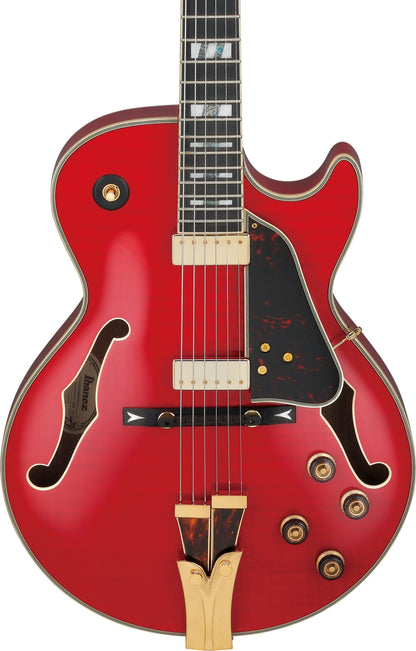 IBANEZ George Benson Signature Hollow Body Guitar 6-String  - Sapphire Red + Case