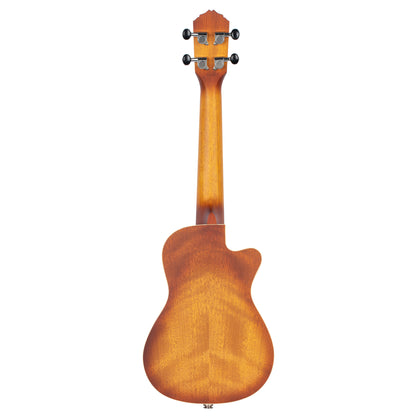 ORTEGA Earth Serie Konzert Preamp Ukulele 4 String Lefty - Sunburst