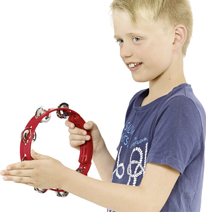 NINO Percussion Compact Molded ABS Tambourine - 8"