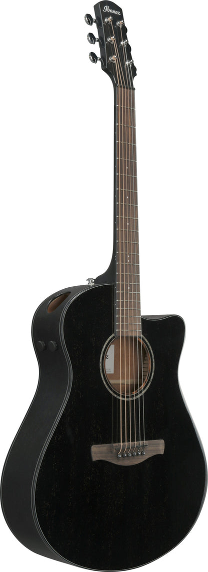 IBANEZ Advanced Acoustic AAM Akustikgitarre 6-String - Rustic Black High Gloss