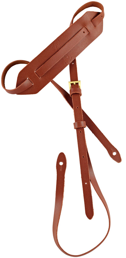 ORTEGA Mandolin Leather-Strap - Brown