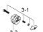 TAMA Bolt M8x35mm - Spring/Washer & Nut Assembly