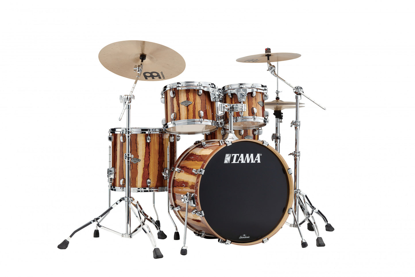 TAMA Starclassic Performer Shell Kit 4 teilig - Caramel Aurora/Chrom HW