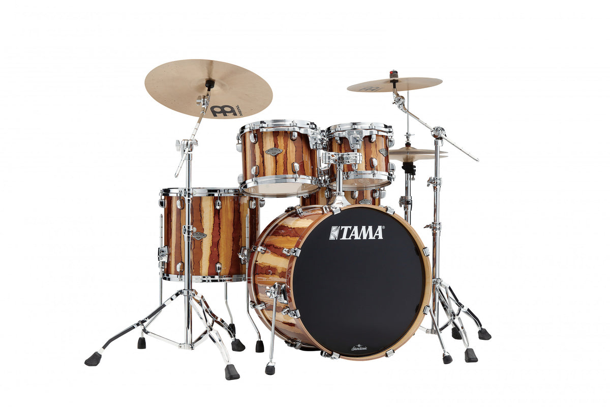 TAMA Starclassic Performer Shell Kit 4 teilig - Caramel Aurora/Chrom HW