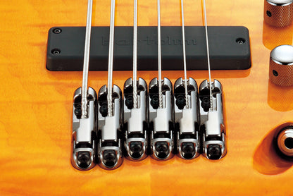 IBANEZ Gerald Veasley Signature Electric Bass 6-String - Amber + Case