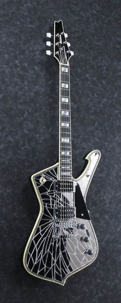 IBANEZ Paul Stanley "KISS" Signature E-Gitarre 6-String "The Cracked Mirror" + Koffer
