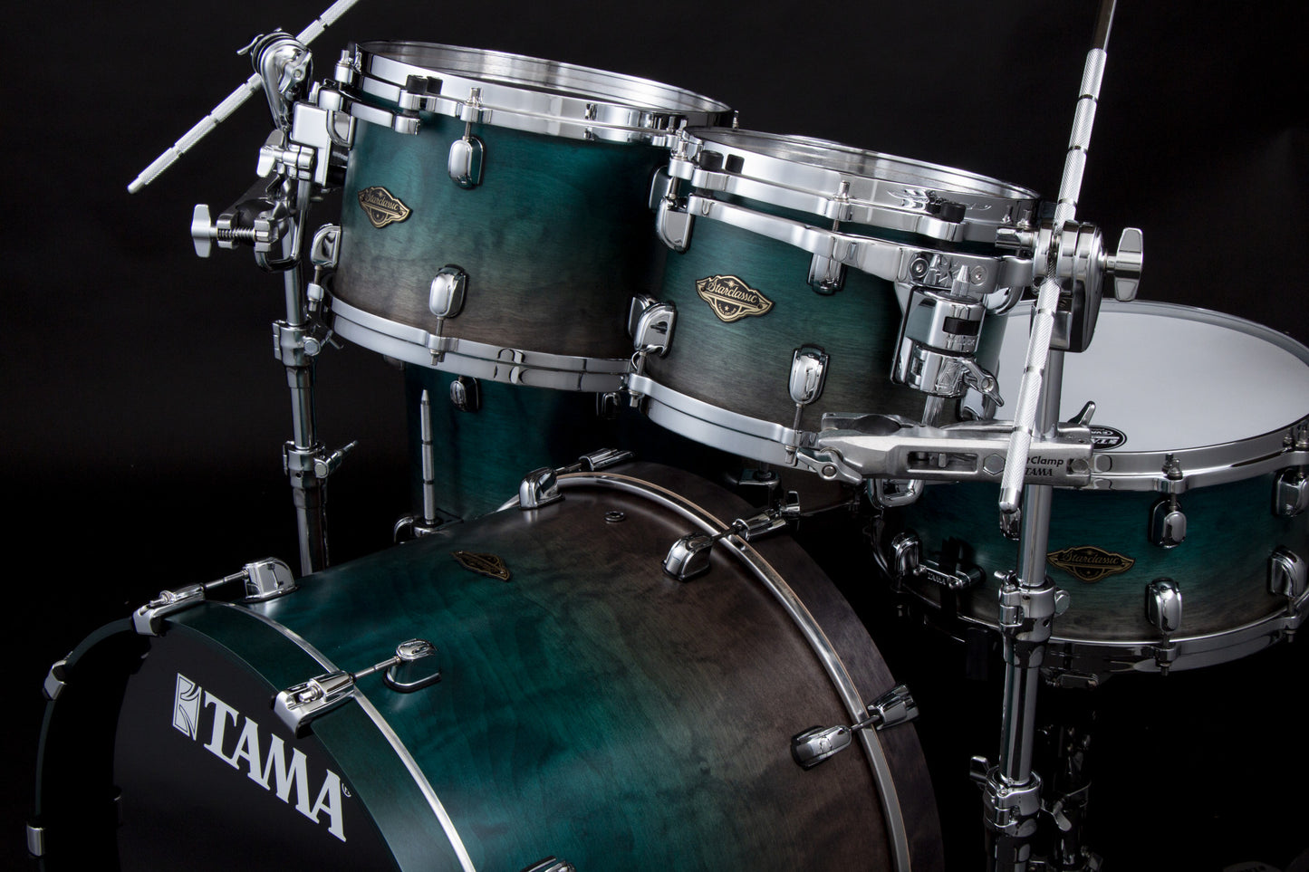 TAMA Starclassic Walnut/Birch Lacquer Shell Kit 5 pcs - Satin Sapphire Fade/Chrome HW