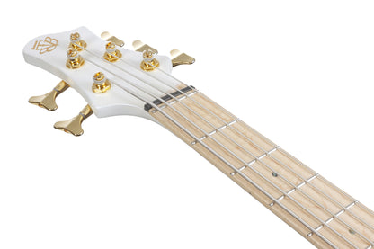IBANEZ Bass Workshop 5-String - Pearl White Matte Multi-Scale