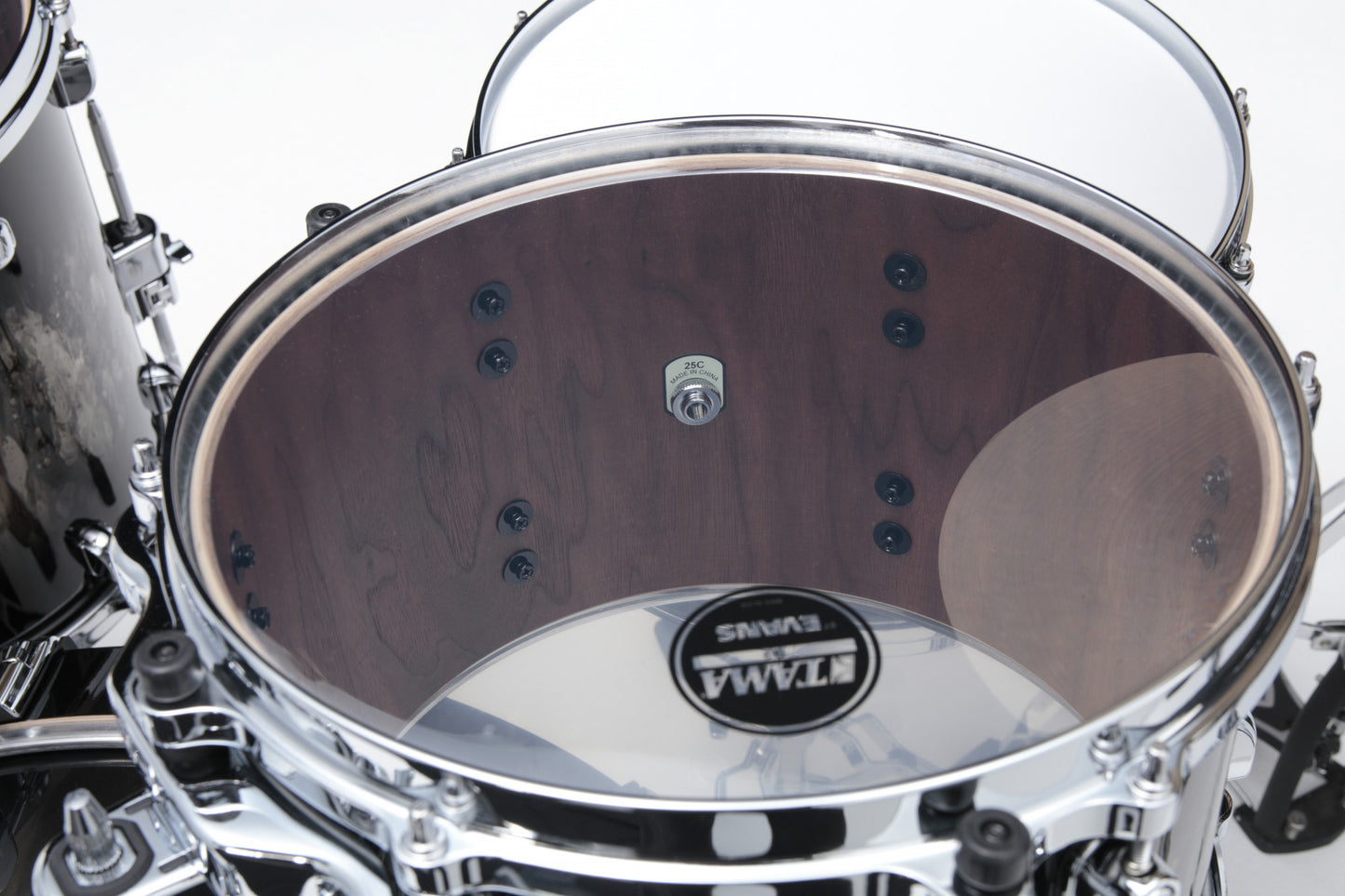 TAMA Starclassic Walnut/Birch Lacquer Shell Kit 3 pcs - Molten Platinum Burst/Chrome HW