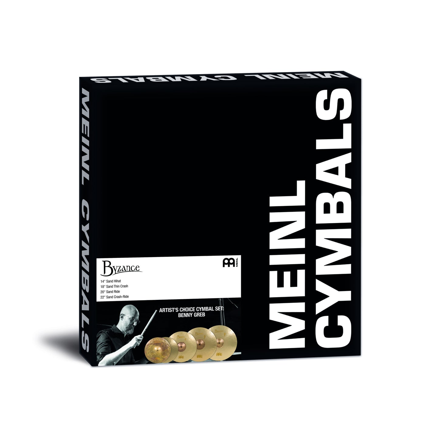 MEINL Cymbals Byzance Artist's Choice Cymbal Set: Benny Greb - 4 pcs