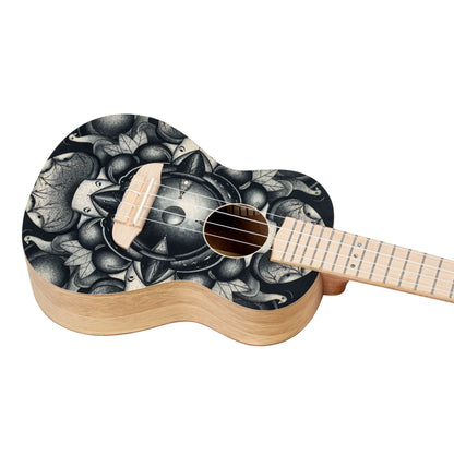 ORTEGA Art Serie Konzert Ukulele 4 String - Spruce / Catalpa Birds