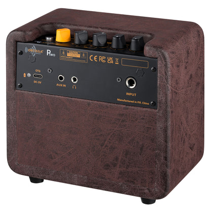 ORTEGA Amplification Series Bluetooth-Verstärker/Lautsprecher mit Effekten – 12 Watt + Gig Bag